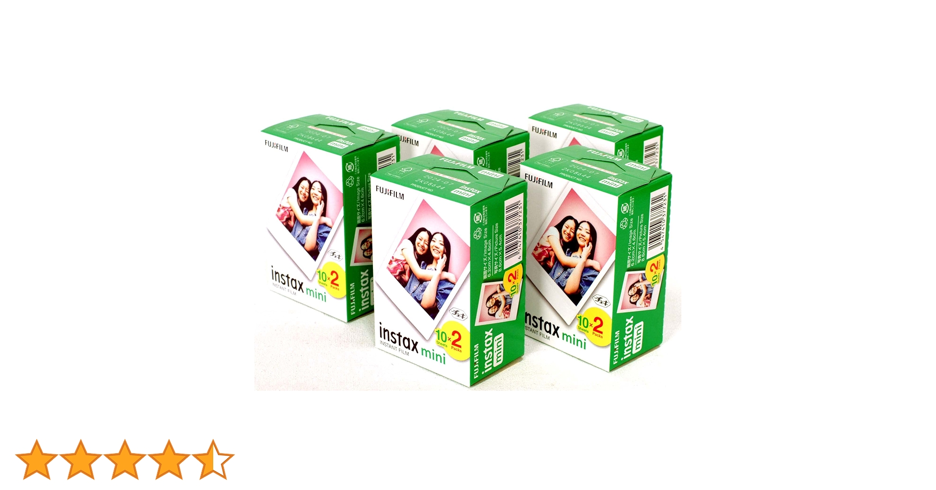 富士フイルム - チェキフィルム instax mini 　5セット Amazon | 富士フイルム(FUJIFILM) チェキフイルム instax mini